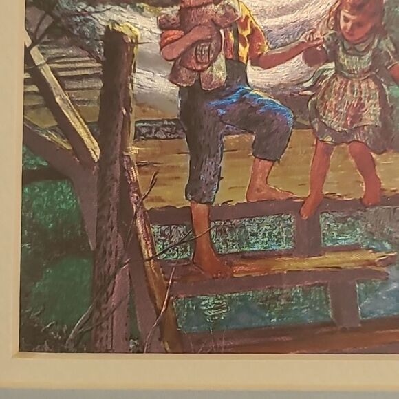 Guardian Angel Art Print with Children - Multicolor - Picture 4 of 8